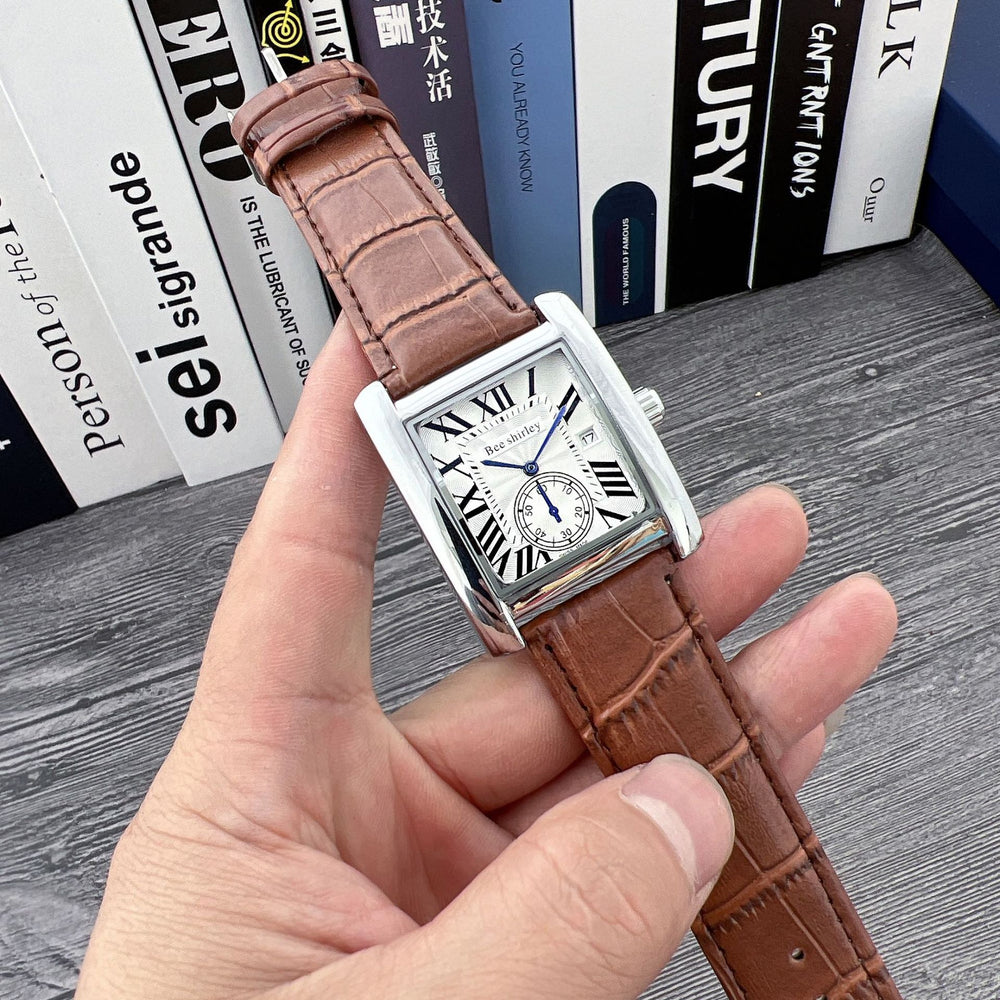 Square Quartz Watch Tank Men