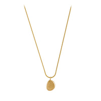 High-end Gold Pendant Titanium Steel Necklace Accessory