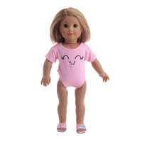 Cute One-piece Swimsuit With Girl Doll Accessories