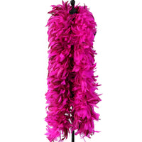 Catwalk Dress Up Colorful Chicken Feather Scarf Accessories Velvet Strips