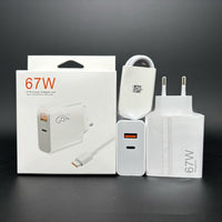 Gallium Nitride Charger Blue Standard Fast Charging Suitable Fast Charging Head European Standard