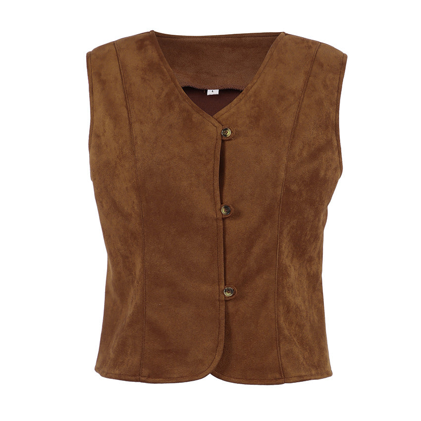 Women's Clothing Coat Suede Matte