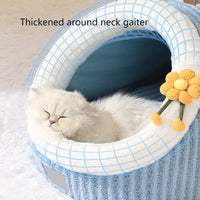 4pcs Cute Cat Cute Pet Series Beds 1 Bed Sheet 1 Bed Sheet And 2 Pillowcases Bedding, Suitable For All Seasons