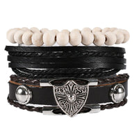 Multi-layer Bracelet Set Vintage-style Jewelry For Men