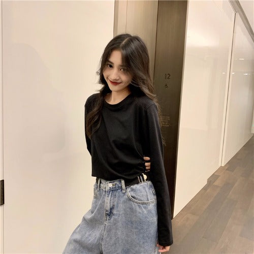 Bottoming Shirt Long Sleeve T-shirt Women''s Wear Clothes Early