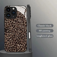 Personalized Black Leopard-print Phone Case For IPhones