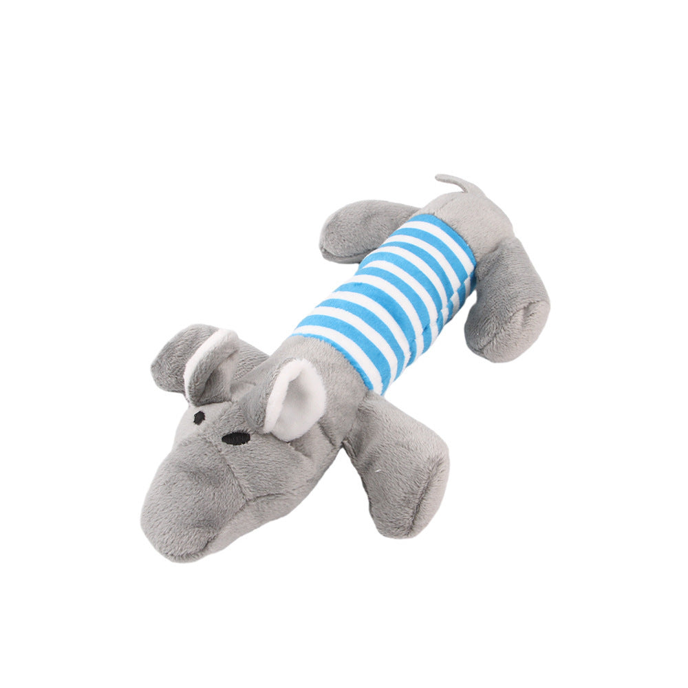 Dog Chew Toy Pet Plush Squeaky Paper Toy