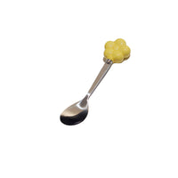 Creative SUNFLOWER Stainless Steel Fruit Fork Ceramic Storage Tank Kitchen Gadgets