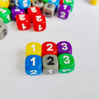 Color Digital Dice Teaching Children's Game Computing Teaching Aids