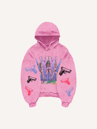 Fashion Casual Printed Polyester Sweater
