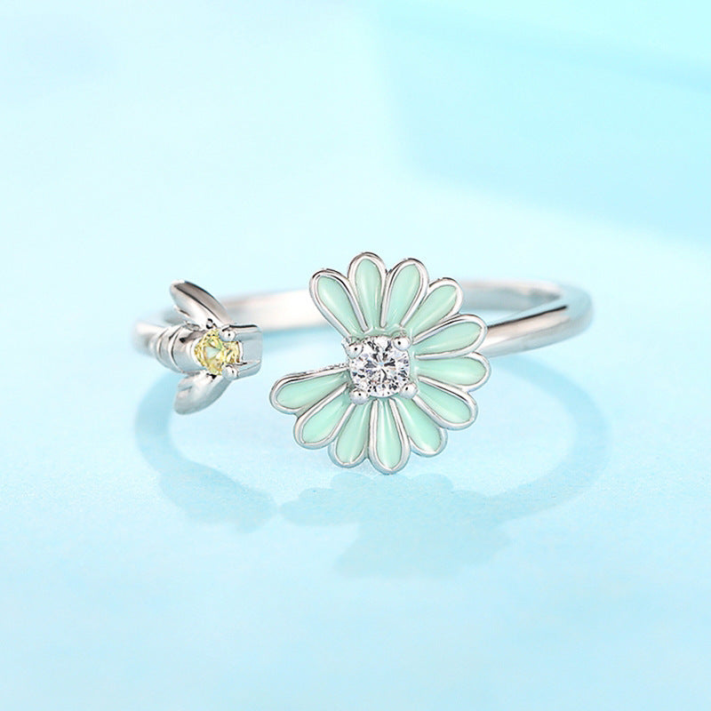 European And American Oil-drip Rings For Women