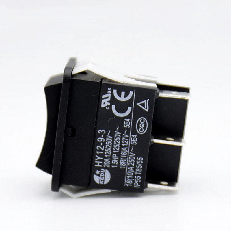 HY12-9-3 Arc Buttons Button Rocker Switch HY12 3 Gear Self-reset Lock-free Positive And Negative Rotation Switches