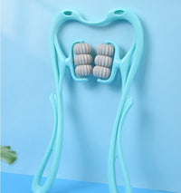 6-Wheel Manual Neck Massager - Pain Relief Roller