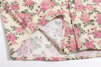 Fashion Small Floral Shirt Summer Men