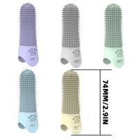 360 Angle Pet Finger Toothbrush For Small Medium, And Large Dogs  Improve Oral Health And Freshen Breath