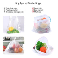 Agricultural Product Washable Mesh Kitchen Storage Bag