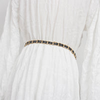 Chain Belt Retro Fine Decoration Waist Matching Shirt Black Waist Chain Accessories