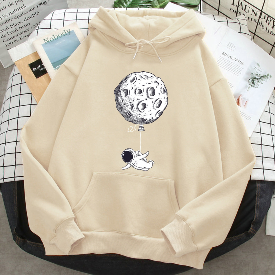 Printed Hoodies Loose Casual