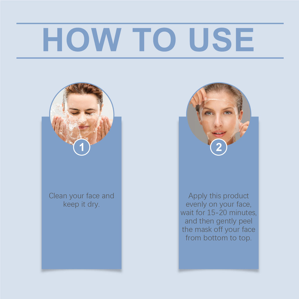 EELHOE Collagen Peel And Tear Mask Moisturizes And Moisturizes Facial Skin Hydrating And Tender Skin Care Mask