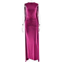 Sexy, Figure-hugging Backless Dress With Fluttering Ribbons