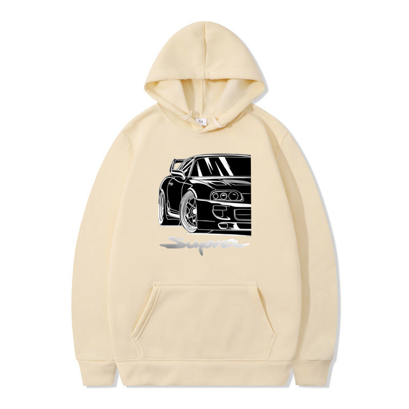 Sweater D Head Text Sun Man Men's And Women's Hoodies