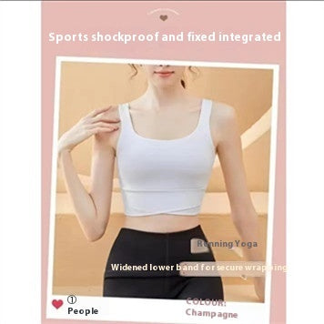 New Sports Underwear Shockproof Fitness Vest Outer Wear Women