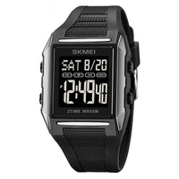 Lightweight Waterproof And Luminous Square Electronic Sports Watcha Classic And Stylish Choice