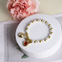 New Drip Oil Rabbit Love Pearl Bracelet