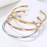 Personalized DIY Family Name Inscription Bracelet
