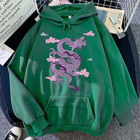 Dragon Hoodies Men Chinese