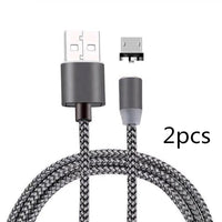 Android Type c Three-in-One Magnetic Suction Head Charging Cable