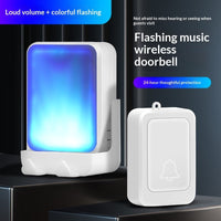 Plug-free Wireless Remote-controlled Audio And Visual Doorbell