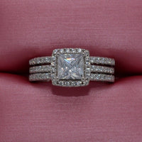 Women's Fashion Versatile Simple Zircon Ring