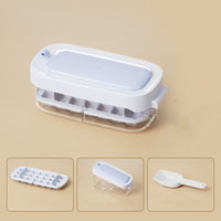 Ice Box Ice Cube Tray Grid High Capacity Food Grade Kitchen Gadgets