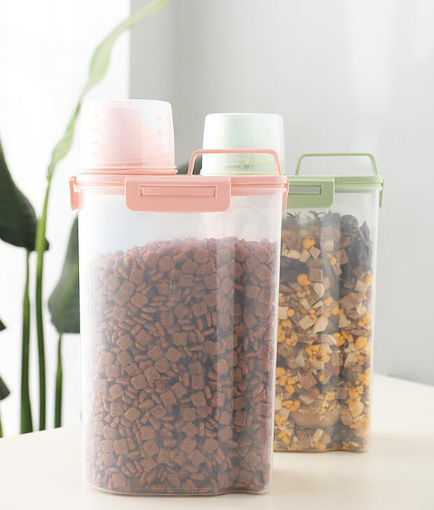 Pet Food Storage Barrel Sealed Moisture-proof Sealed Tank Box