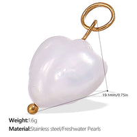 Fresh-style From The Ocean Collection Stainless Steel Pendant Necklace With 18K Gold Plating