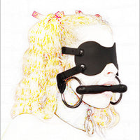 Women's Sexy Ball Gag Horse Harness Mouth Cup Health Care Products