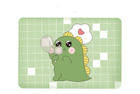 Pet Ice Mat Cute Dinosaur Sleeping Cooling Down
