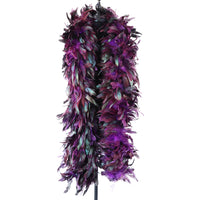 Catwalk Dress Up Colorful Chicken Feather Scarf Accessories Velvet Strips