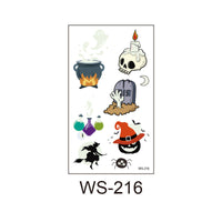 Cartoon Face Tattoo Sticker For Kids
