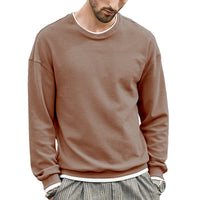 Solid Color European And American Men's Loose T-shirt