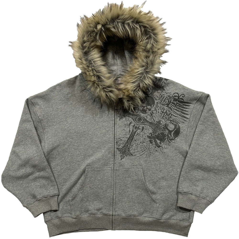 European And American Plush Hat Sweater Printing