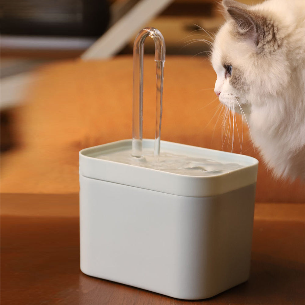 Automatic Cat Water Fountain 1.5L USB Electric Quiet Filter Drinking Bowl