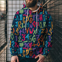 Loose Hooded Sweatshirt 3D Printed Hooded Sweatshirt