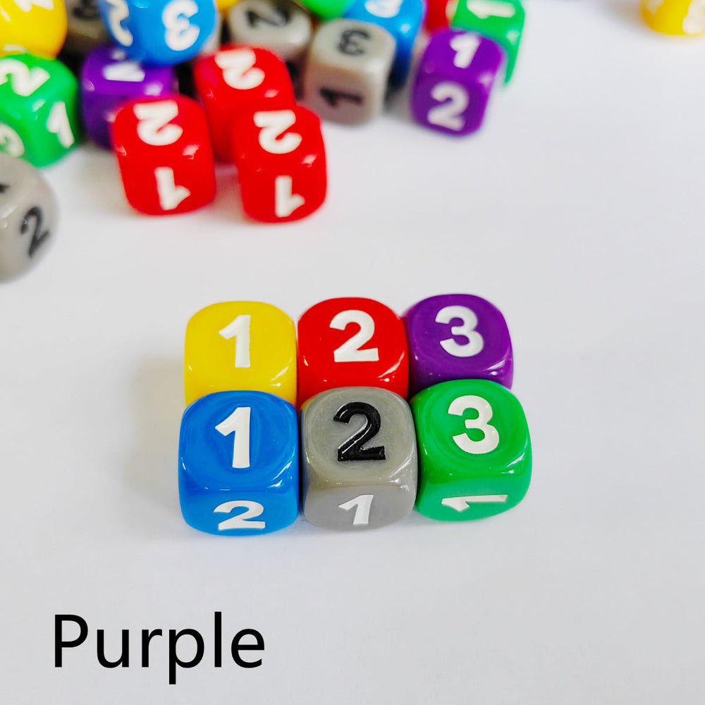 Color Digital Dice Teaching Children's Game Computing Teaching Aids