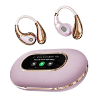Noise-canceling Wireless Bluetooth Headphones With A Screen