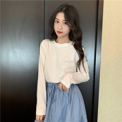 Bottoming Shirt Long Sleeve T-shirt Women''s Wear Clothes Early