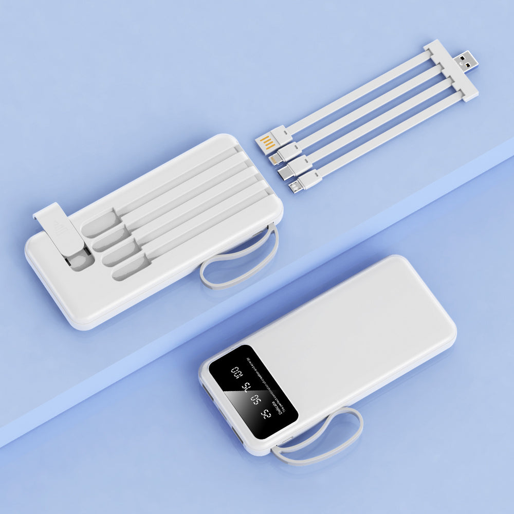 Built-in Cable Multi-port Wired Charging Power Bank