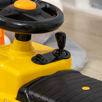 Sit and Scoot Ride-on Toy with Forklift Operation, Construction Toys for Kids with Under Seat Storage, Forklift Toy for 3-Year-Old Boys & Girls, Imagination Toys