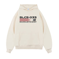 Printed Velvet Padded Hooded Sweatshirt Men